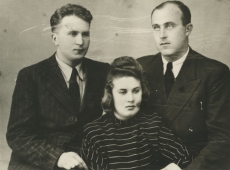 Mart Kiiratsi (Mats Mõtslase) lapsed: Mart, Ilmar ja Erika enne 1940. a. 