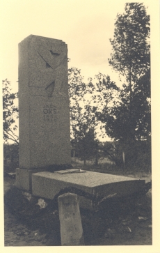 Jaan Oks 'a haud Tallinnas Rahumäel