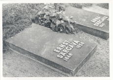 Ernst ja Anna Särgava hauad Tallinnas Metsakalmistul, 1974