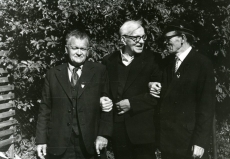 Vasakult: 1. Henn Riimaa, 2. Uku Masing, 3. Evald Liidumäe 1. juulil 1976. a