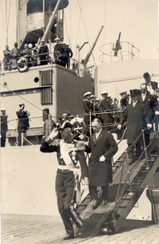 Rootsi kuningas Gustav V Tallinnas 29.VI 1929
