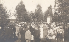 V-Maarja khk. 50. juubeli tähistamine, Jakob Tamme monumendi uue aluse "avamine"