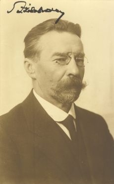 August Kitzberg (autogrammi ja pühendusega 6.4.1927.a.)