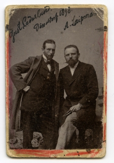 Gustav Cederlund ja Ants Laikmaa Düsseldorfis 1898. a.  