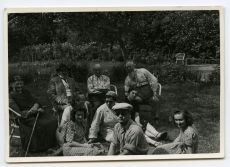 Ants Laikmaa (taga vas. 2. istumas) grupifotol Taeblas 24. VII 1939