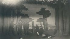 A. Kivi "Nõmmekingsepad" "Vanemuises" 1923 Stseen IV vaatn