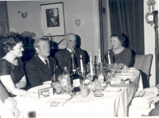 Johannes Aavik, Artur Adson jt uue aasta vastuvõtmisel 1963