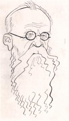 E. Peterson-Särgava Gori karikatuur, 1938 