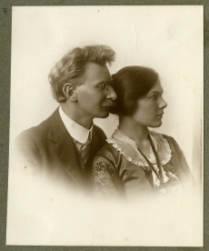 Hans Pöögelmann abikaasa Julia Pöögelmanniga 1916. a. 
