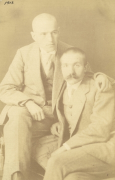 Artur Adson ja August Toom Pihkvas 1913. a
