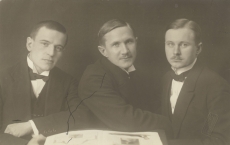 Artur Adson, Eduard Ahman, Otto Tief 1912. a.
