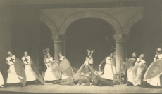 A. Adsoni "Neli kuningat" "Estonias" 1931. a. Stseen etendusest