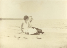 Silvia ja Jaan Kitzberg Saaremaal 1931. a suvel