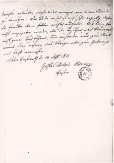 Gustav A. Oldekopi kiri K. G. Sonntag'ile, 14. sept 1811, lk 2 