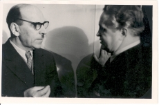 Johannes Semper (vasakul), Egon Rannet (paremal)