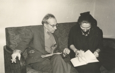 Mart Raud ja Helene Siimisker 27. nov. 1959. a. Tallinnas