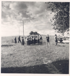 Gustav Wulffi mälestustahvli avamine Nüpli-Lõhmusel 24. juunil 1960