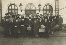 "Pallase" ekskursioon Riiga 1928. a. II reas vasakult 7. Hedda Hacker