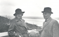 S. Oinas-Kurvits ja F. Tuglas Soomes, Punkaharju, juuni 1938