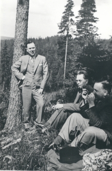R. Kleis, F. Tuglas, Treumann. Kangasala, Soome, juuli 1938