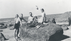 S. Oinas-Kurvits, P. Kurvits, F. Tuglas, E. Eesorg, E. Tuglas Vääna-Jõesuus, aug 1938