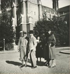 Skandinaavia ja Kesk-Euroopa reisil 1931. a. Karl Ast-Rumor vasakult 2. 