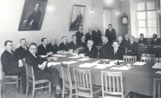 Balti riikide vaimse koostöö komisjonide II kongress ülikooli nõukogu saalis 29. nov 1936