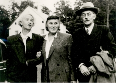 Elo Tuglas, Betti Alver ja Friedebert Tuglas Ahjal, 12. sept 1955