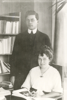 Friedebert Tuglas ja Hanna-Maria Ålender Soomes, 1914