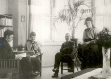 Friedebert Tuglas, Hanna-Maria Ålander, Jussi Ålander, Elsa-Kaija Ålander Soomes, 1910