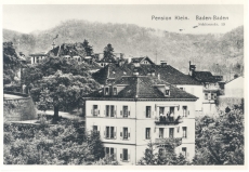 Baden-Baden. Pansion, kus E. Vilde 1922.a suvel tervist parandas