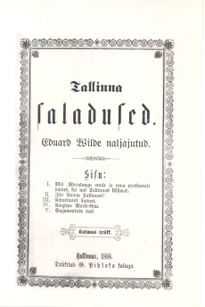 Eduard Vilde, naljajutud "Tallinna saladused"