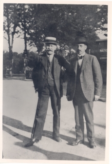 Eduard Vilde ja Gustav Suits Kopenhaagenis 1919. a kevadel