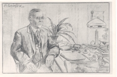 Eduard Vilde, A. Grinev. E. Vilde omas kodus, 1930
