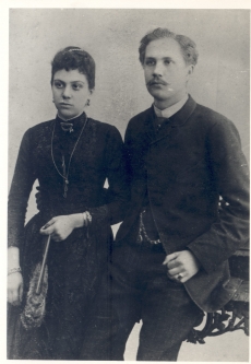 Eduard Vilde ja Antonie Vilde (sünd. Gronau), 1891.a. Berliinis