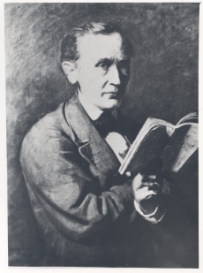 Johann Köler, koopia maalist Kreutzwald Kalevipoja käsikirjaga, 1865
