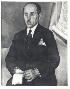 Adamson-Eric, "Kirjanik Johannes Semperi portree", 1927