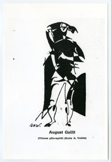 Ado Vabbe illustratsioon A. Gailiti "August Gailiti surm" Tartu, 1919, lk 2