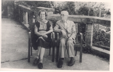 Eduard Hubel koos abikaasaga 1955 või 1956