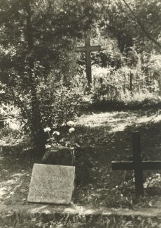 Hendrik Adamsoni haud Helme surnuaial 1965. a.