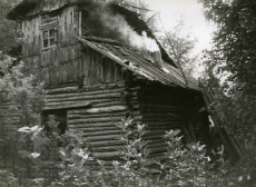 August Toominga maja Rõngus Koruste küla metsas 1965. a