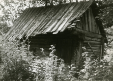August Toominga köitekoda Rõngus Koruste küla metsas 1965. a