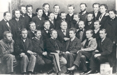 Eesti Kirjameeste Seltsi asutajaid Tartus,  1870