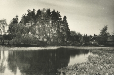 (August Kitzberg) Saksaveski järv ja Koopavana mägi Karksis 1965. a.