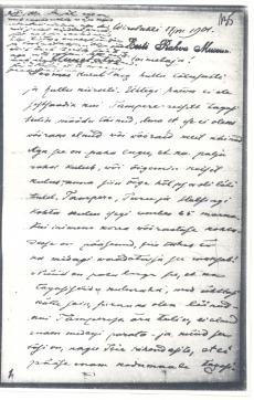 Gustav Suitsu kiri J. Tõnissonile 17. VII 1901, lk. 1