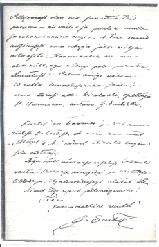 Gustav Suitsu kiri J. Tõnissonile 17. VII 1901, lk. 2