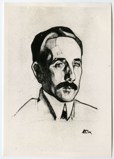 Gustav Suitsu portree. Nikolai Triik'i joonis 1914. a. 