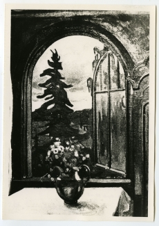 Nikolai Triik, Vaade aknast. [Õli], 1914. a. 