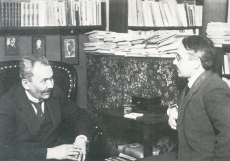Eino Leino ja Gustav Suits. Helsingi, 1922