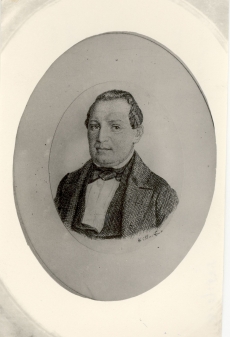Dr Emil Sachsendahl (1814-1856), arst Tartus ja Õpetatud Eesti Seltsi sekretär 1843-1856. H. E. Hartmanni sulejoonis